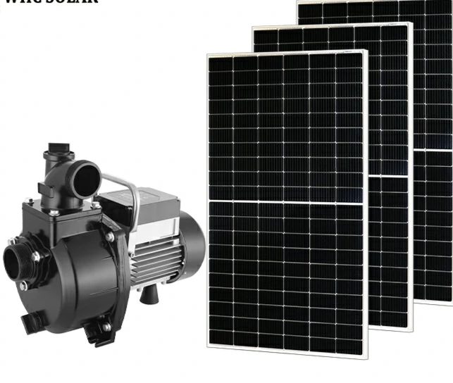 Solar self-priming water pumps provide perfect sustainable, reliable and cost-effective solar water pumps, specially designed for livestock or irrigation areas, or used in specific areas, such as areas without electricity, areas with insufficient electricity, or areas with large areas of water supply for reproduction. Regardless of the application, solar water pumps can provide solutions for water delivery problems